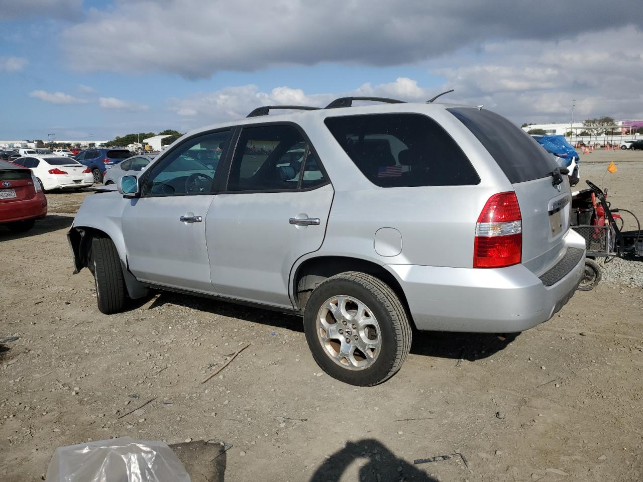 2002 Acura MDX VIN 2HNYD18812H500832 Copart auction photo, front end damage thumbnail 2