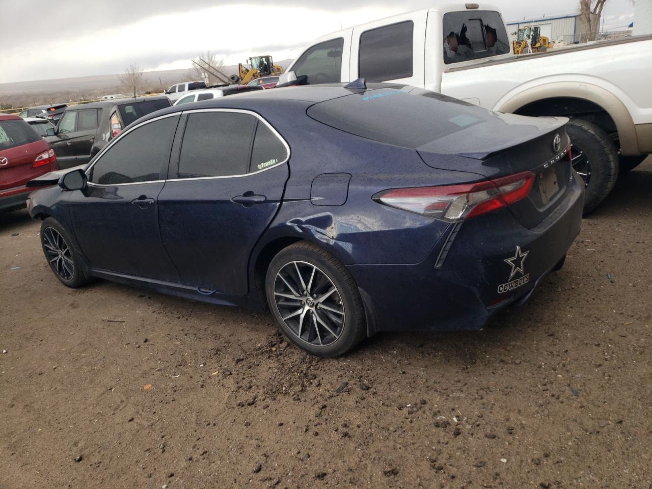 2022 Toyota Camry VIN 4T1G11AK9NU707532 Copart auction photo, front end / rear end damage thumbnail 2