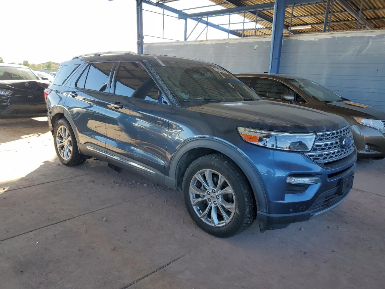 2020 Ford Explorer VIN 1FMSK7FH6LGA82087 Copart auction photo, vandalism / rear end damage thumbnail 4