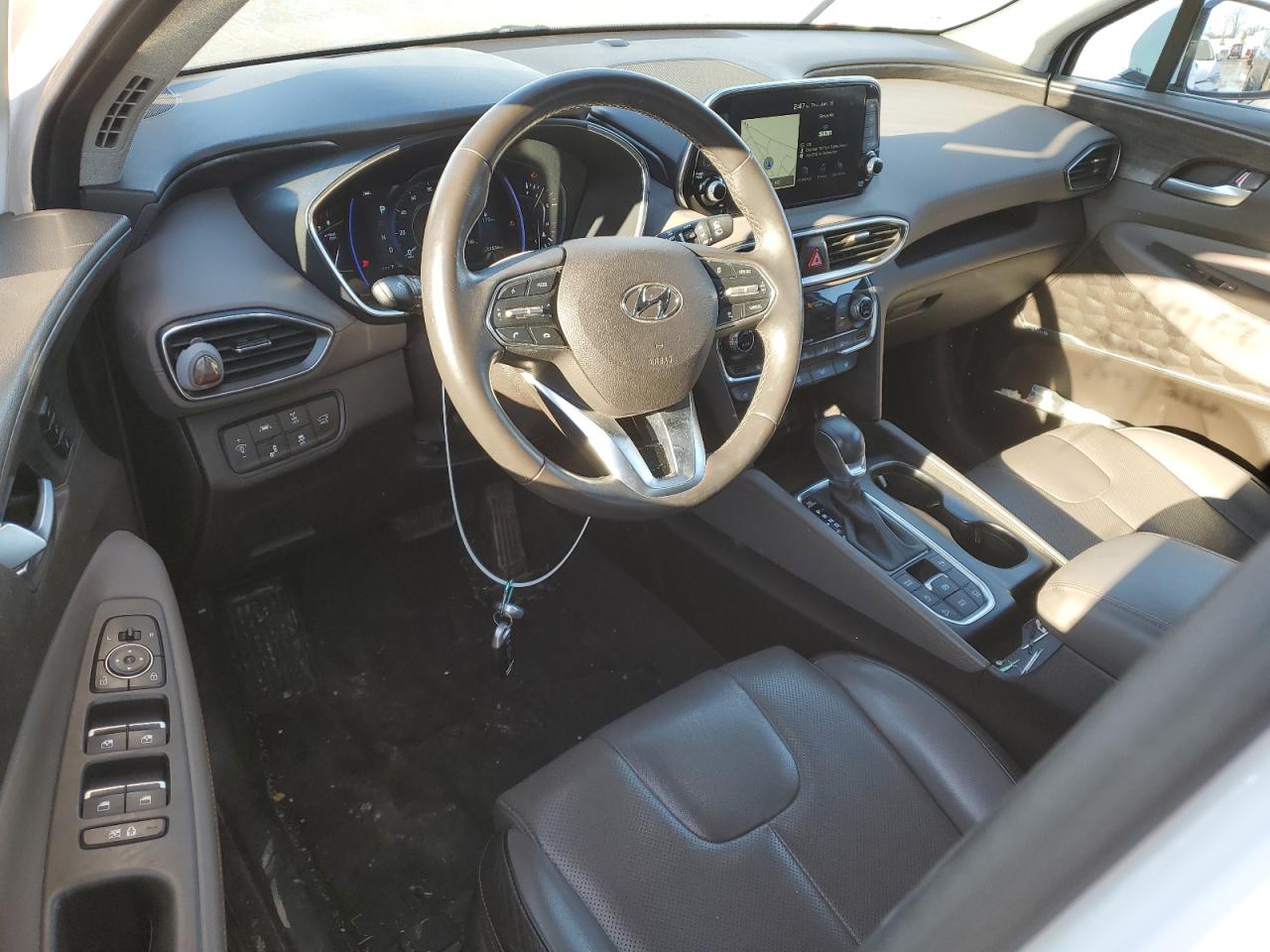 2020 Hyundai Santa Fe VIN 5NMS5CAA6LH273208 Copart auction photo, front end damage thumbnail 8