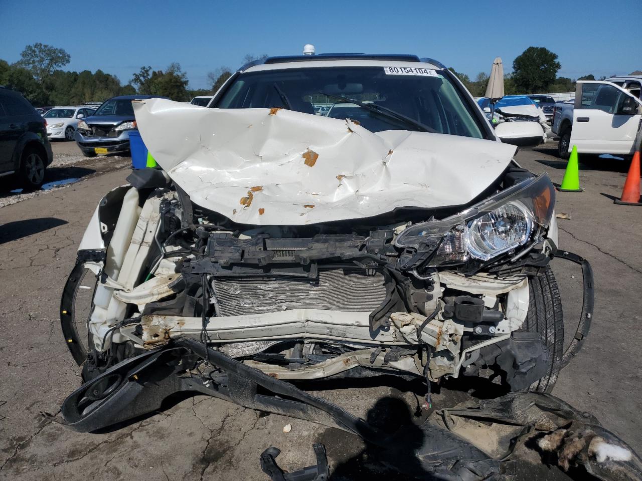 2012 Honda CR-V VIN 5J6RM3H77CL042872 Copart auction photo, front end / rear end damage thumbnail 5