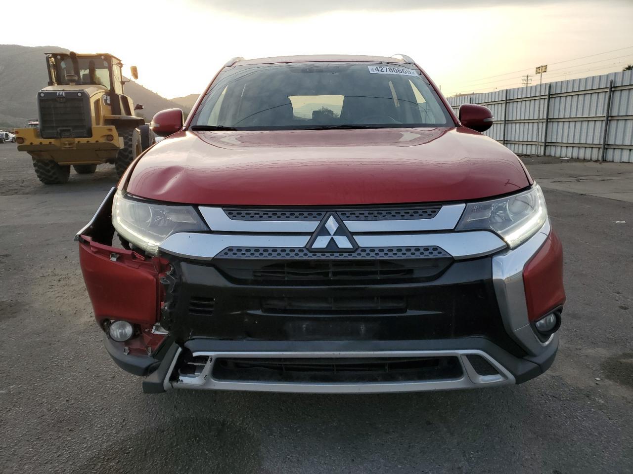 2019 Mitsubishi Outlander VIN JA4AZ3A39KZ038985 Copart auction photo, side / front end damage thumbnail 5