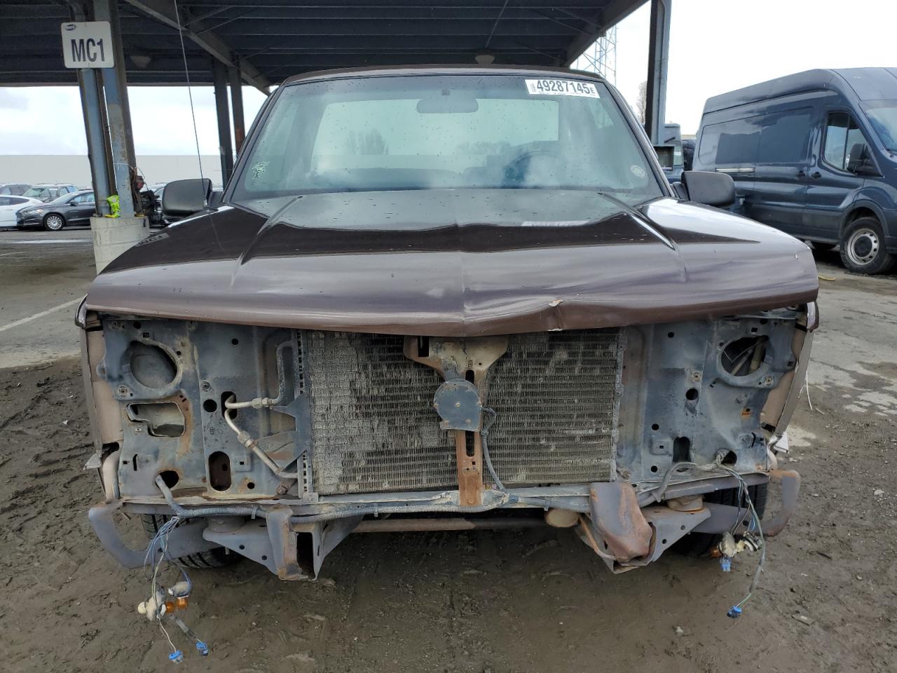 1993 Chevrolet GMT-400 VIN 1GCDC14Z3PZ200979 Copart auction photo, front end damage thumbnail 5