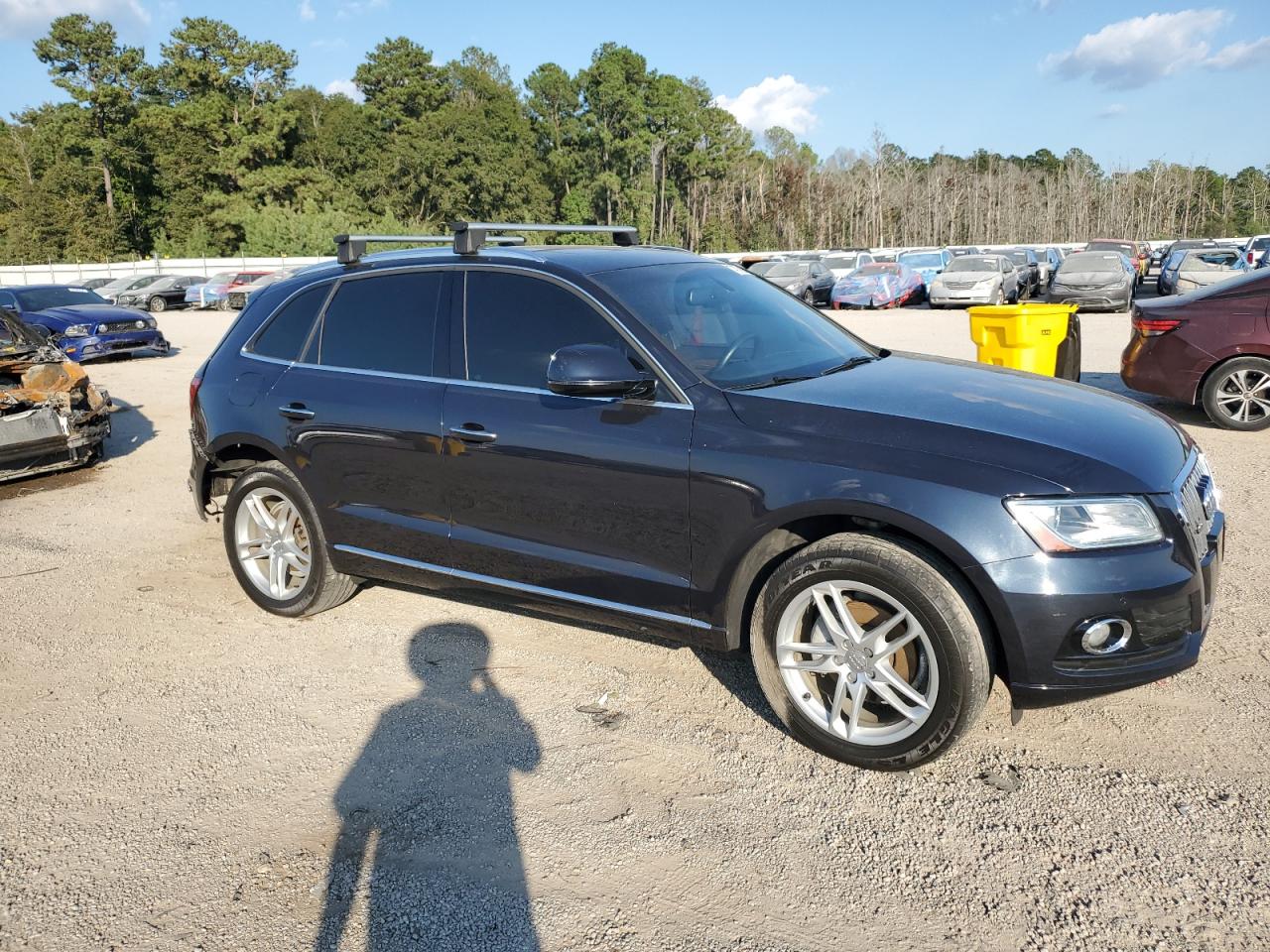 2017 Audi Q5 VIN WA1L2AFP3HA010054 Copart auction photo, rear end damage thumbnail 4