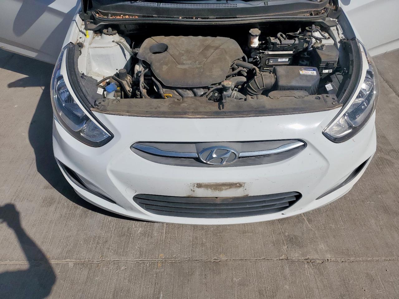 2017 Hyundai Accent VIN KMHCT5AE3HU356762 Copart auction photo, top/roof damage thumbnail 11
