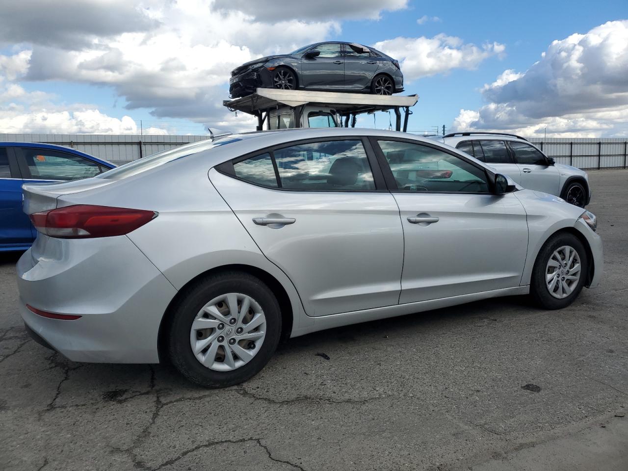 2017 Hyundai Elantra VIN 5NPD74LF4HH145500 Copart auction photo, front end damage thumbnail 3