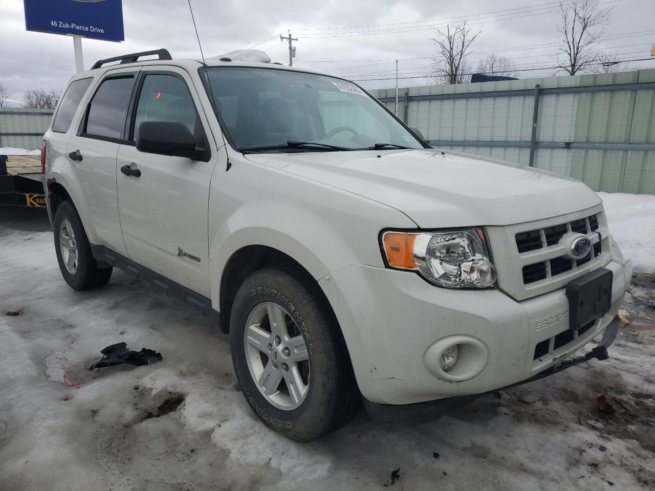 2012 Ford Escape VIN 1FMCU5K39CKA70381 Copart auction photo, front end / rear end damage thumbnail 4