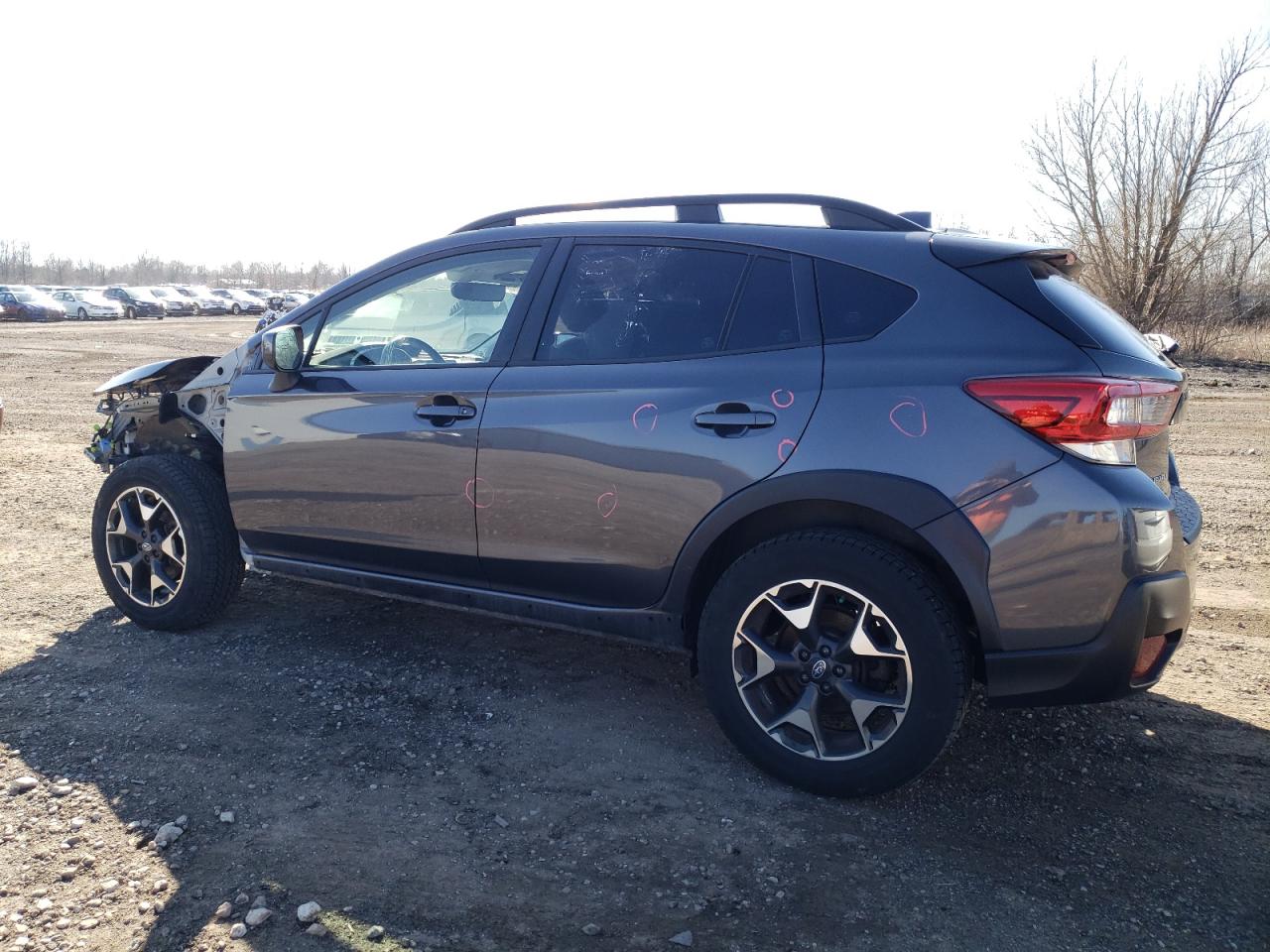 2020 Subaru XV VIN JF2GTAPC5L8232595 Copart auction photo, front end / side damage thumbnail 2