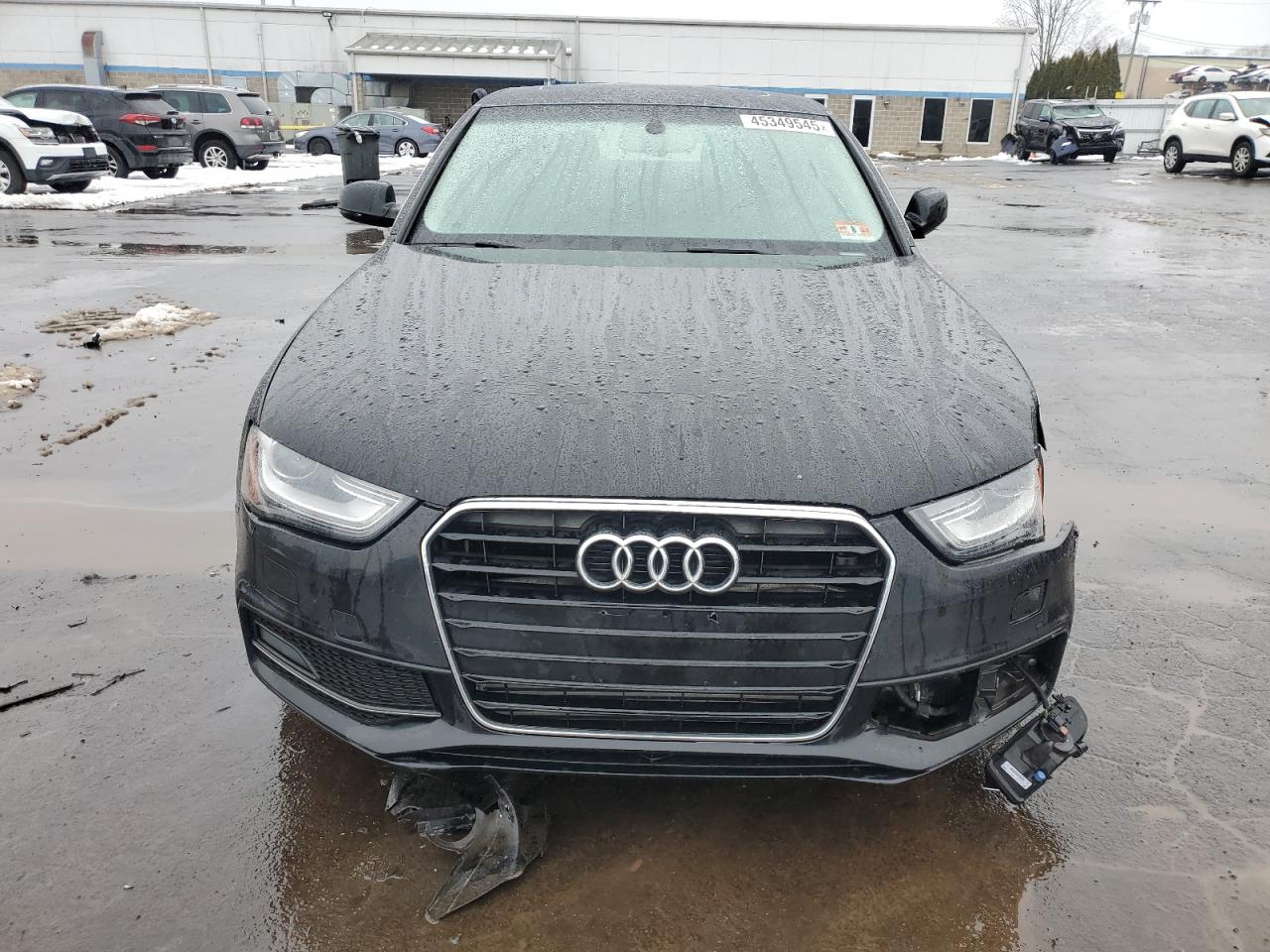2014 Audi A4 VIN WAUFFAFLXEN002376 Copart auction photo, front end / undercarriage damage thumbnail 5