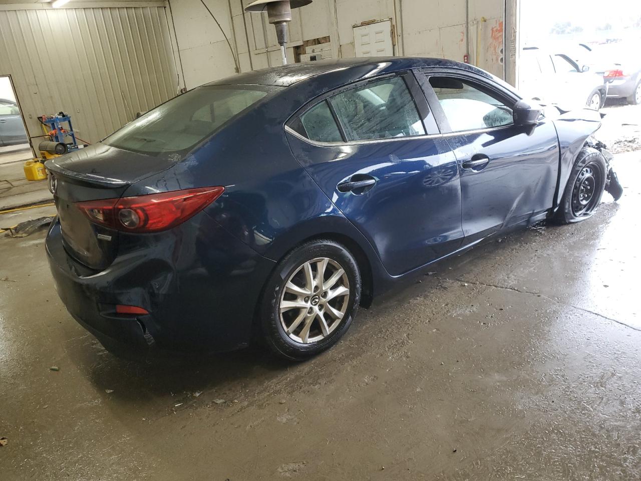 2015 Mazda 3 VIN 3MZBM1V72FM209798 Copart auction photo, front end / side damage thumbnail 3