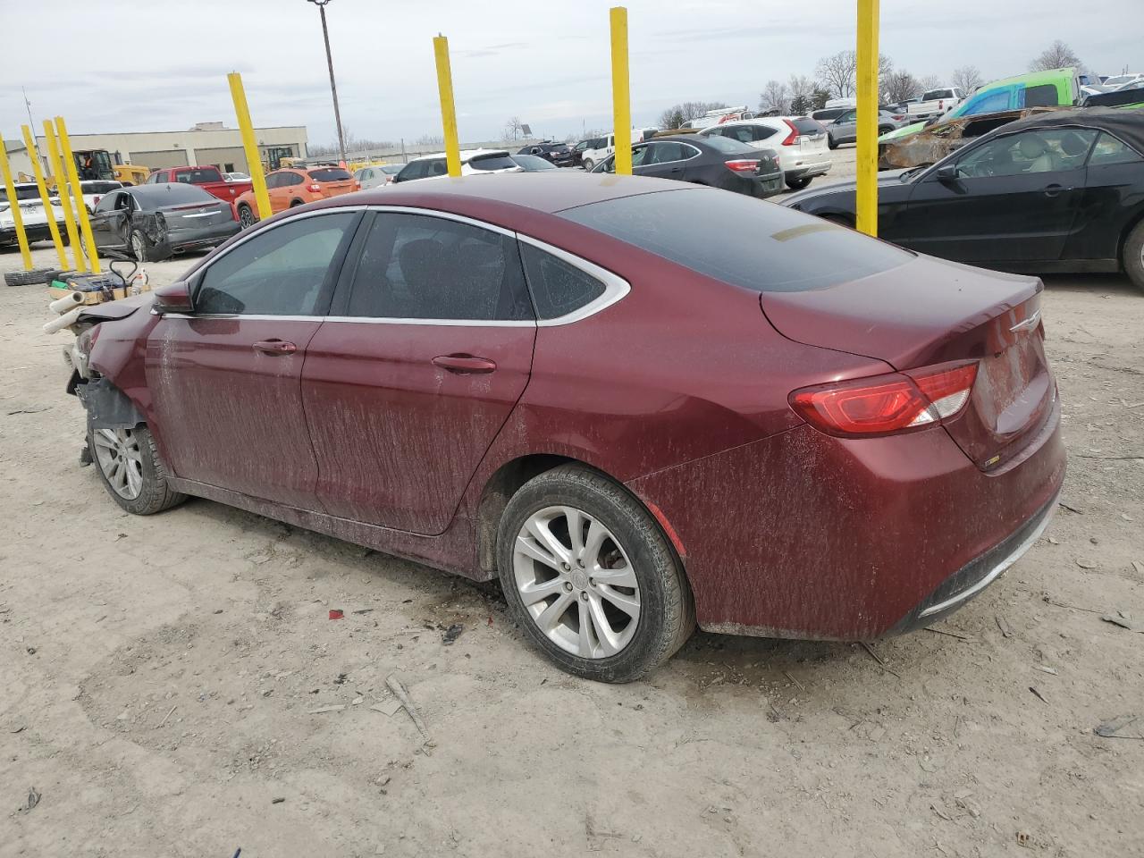 2015 Chrysler 200 VIN 1C3CCCAB5FN618761 Copart auction photo, front end / mechanical damage thumbnail 2