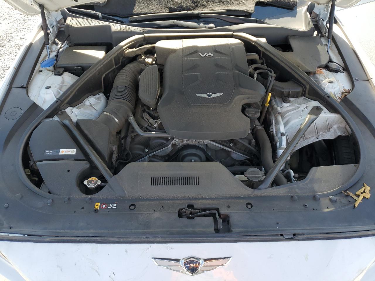 2017 Genesis G80 VIN KMHGN4JE6HU177945 Copart auction photo, front end damage thumbnail 13