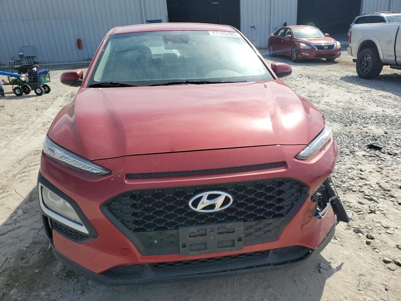 2020 Hyundai Kona VIN KM8K1CAA0LU528080 Copart auction photo, front end damage thumbnail 5