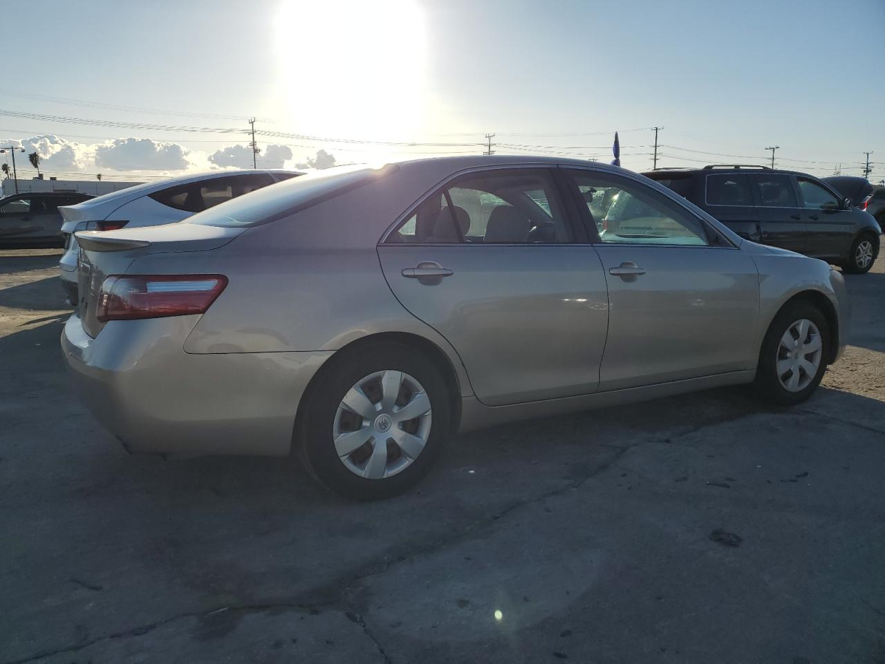 2007 Toyota Camry VIN 4T1BE46K57U571041 Copart auction photo, all over damage thumbnail 3