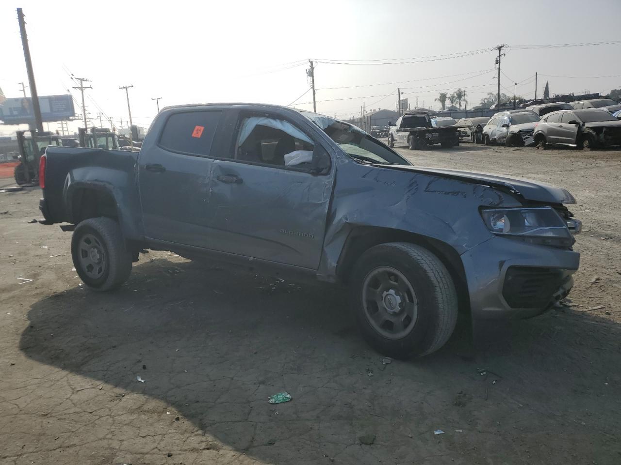 2022 Chevrolet Colorado VIN 1GCGSBENXN1224239 Copart auction photo, rollover damage thumbnail 4