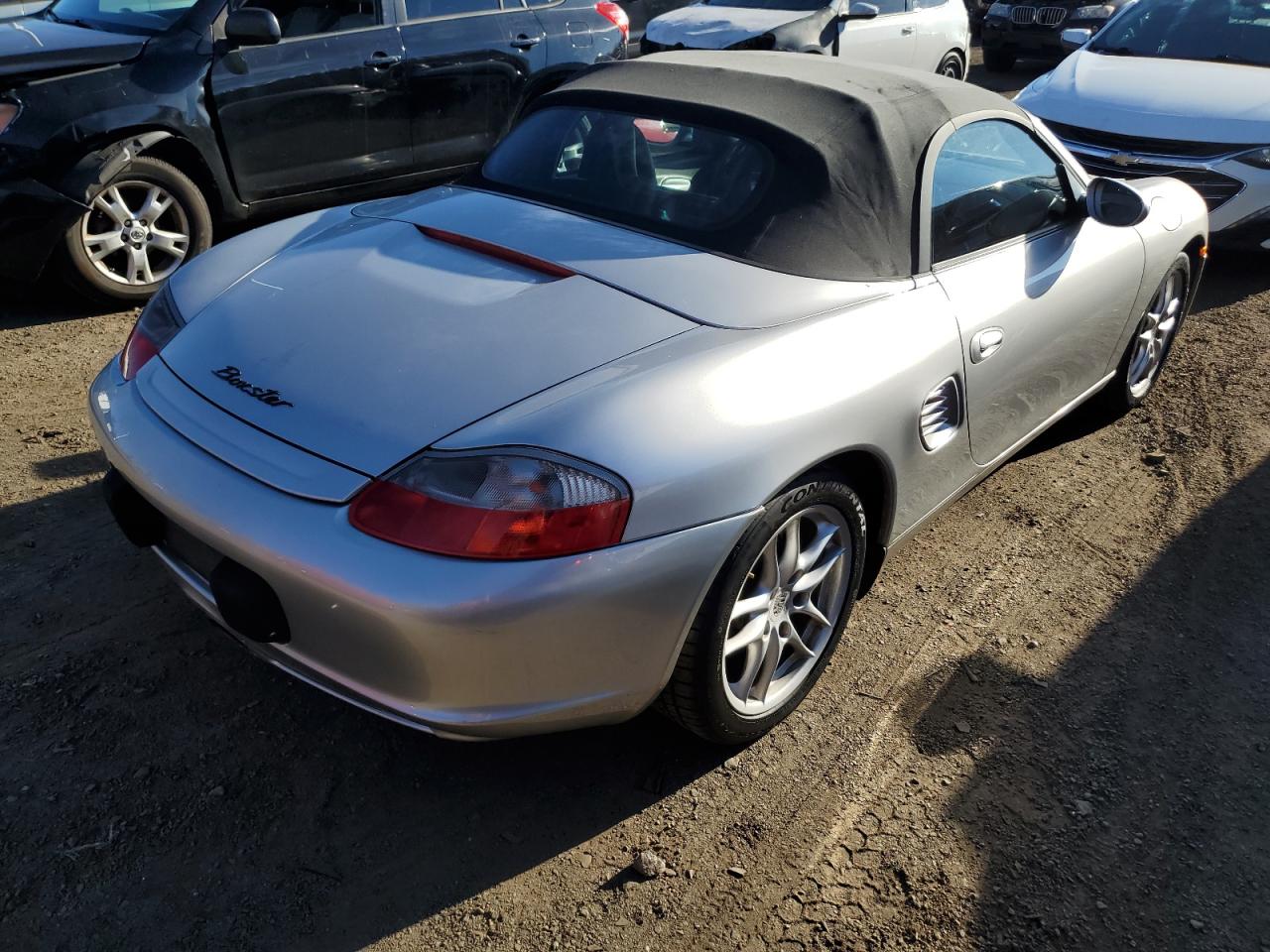 2003 Porsche Boxster VIN WP0CA29823S620095 Copart auction photo, front end / minor dent/scratches damage thumbnail 3