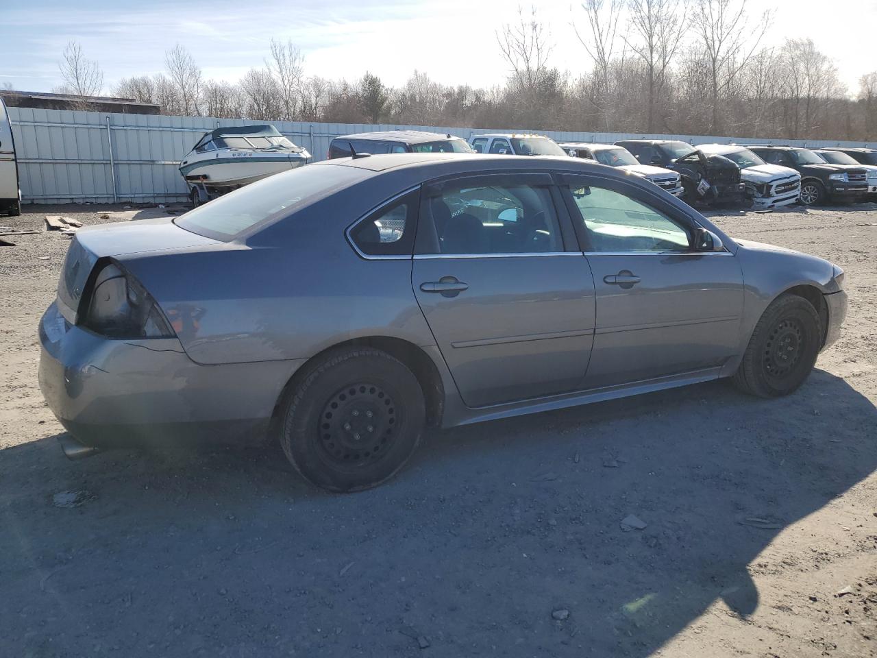 2009 Chevrolet Impala VIN 2G1WB57N291247260 Copart auction photo, front end / side damage thumbnail 3