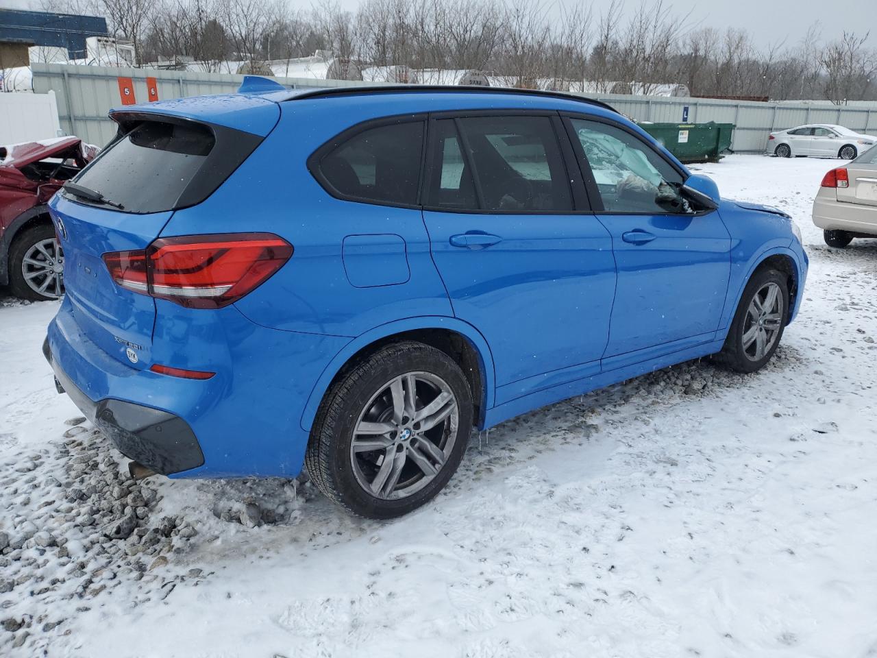2021 BMW X1 VIN WBXJG9C07M3M77743 Copart auction photo, front end damage thumbnail 3