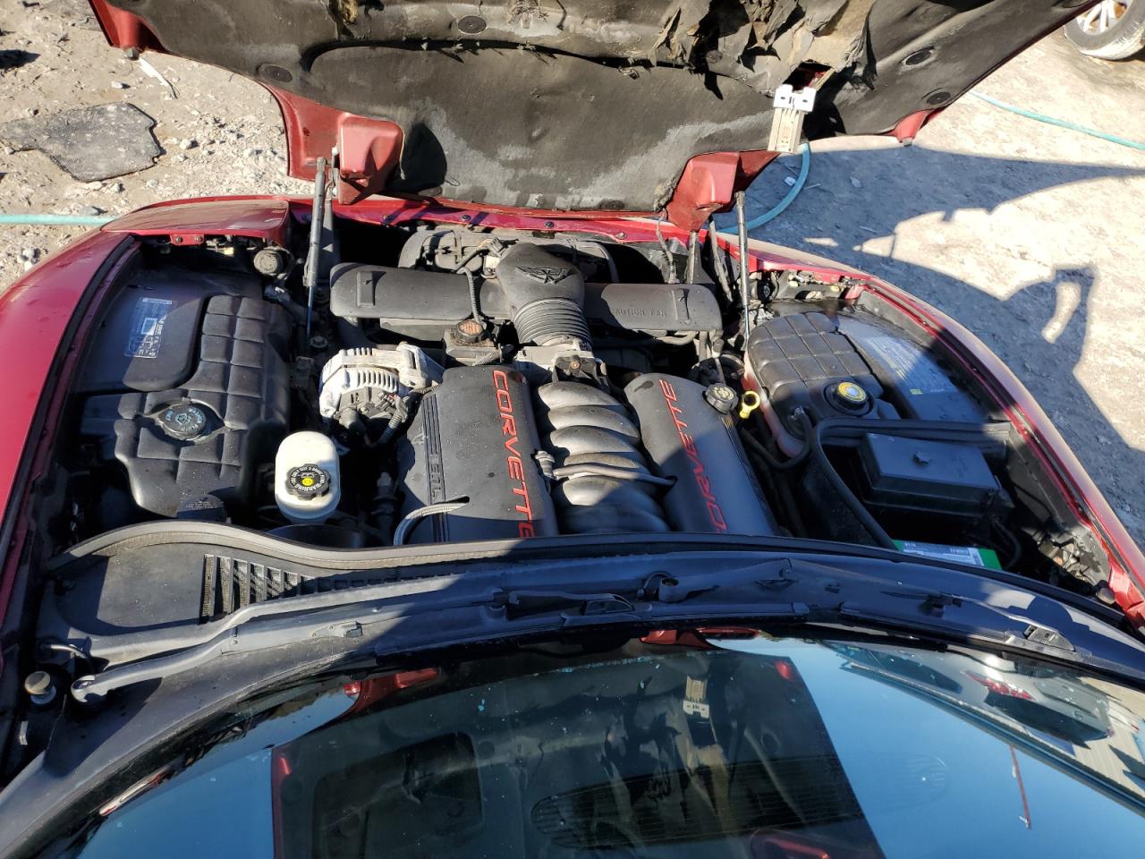 2001 Chevrolet Corvette VIN 1G1YY22G615106449 Copart auction photo, side damage thumbnail 11