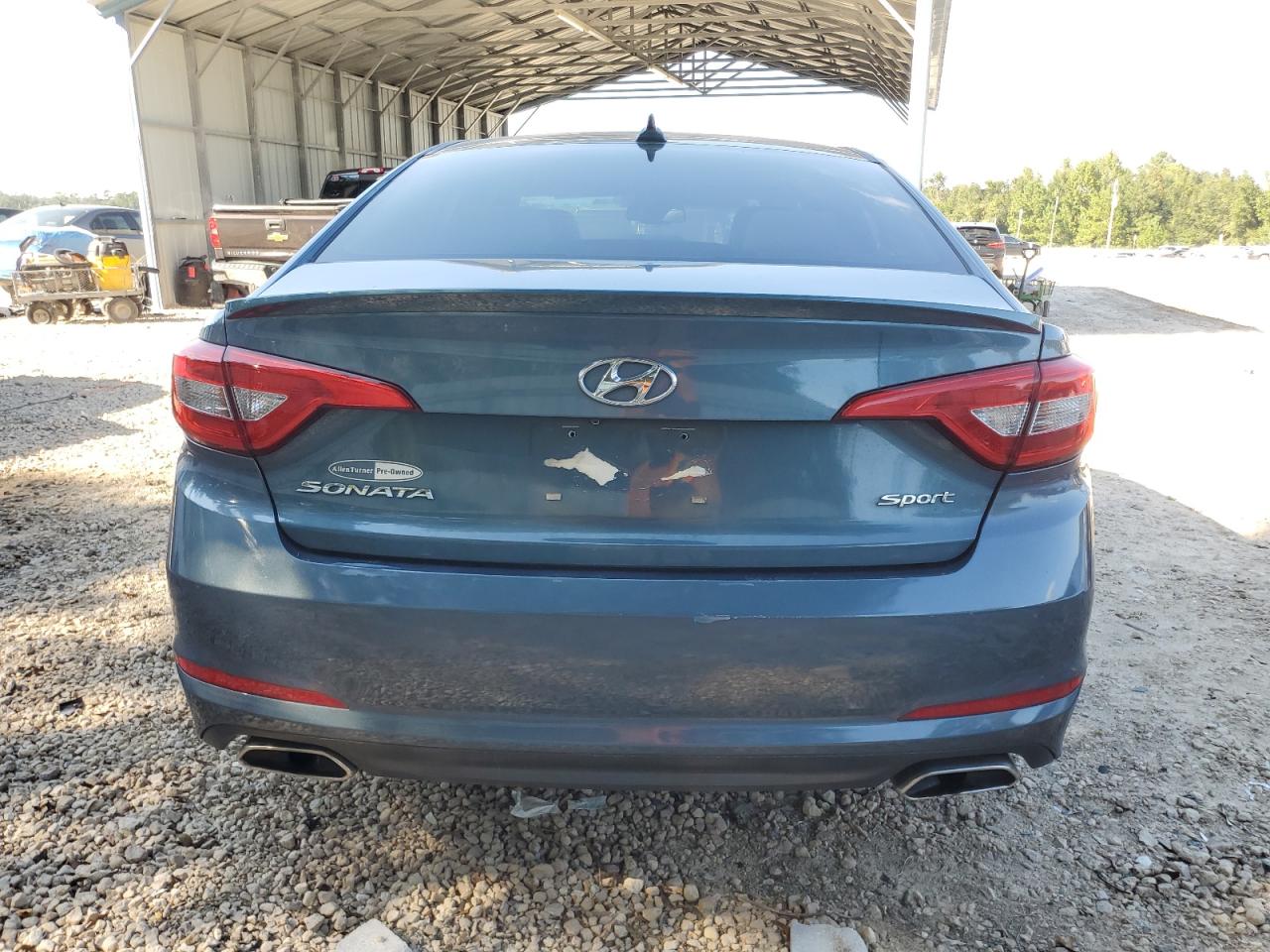 2015 Hyundai Sonata VIN 5NPE34AF5FH245704 Copart auction photo, side damage thumbnail 6