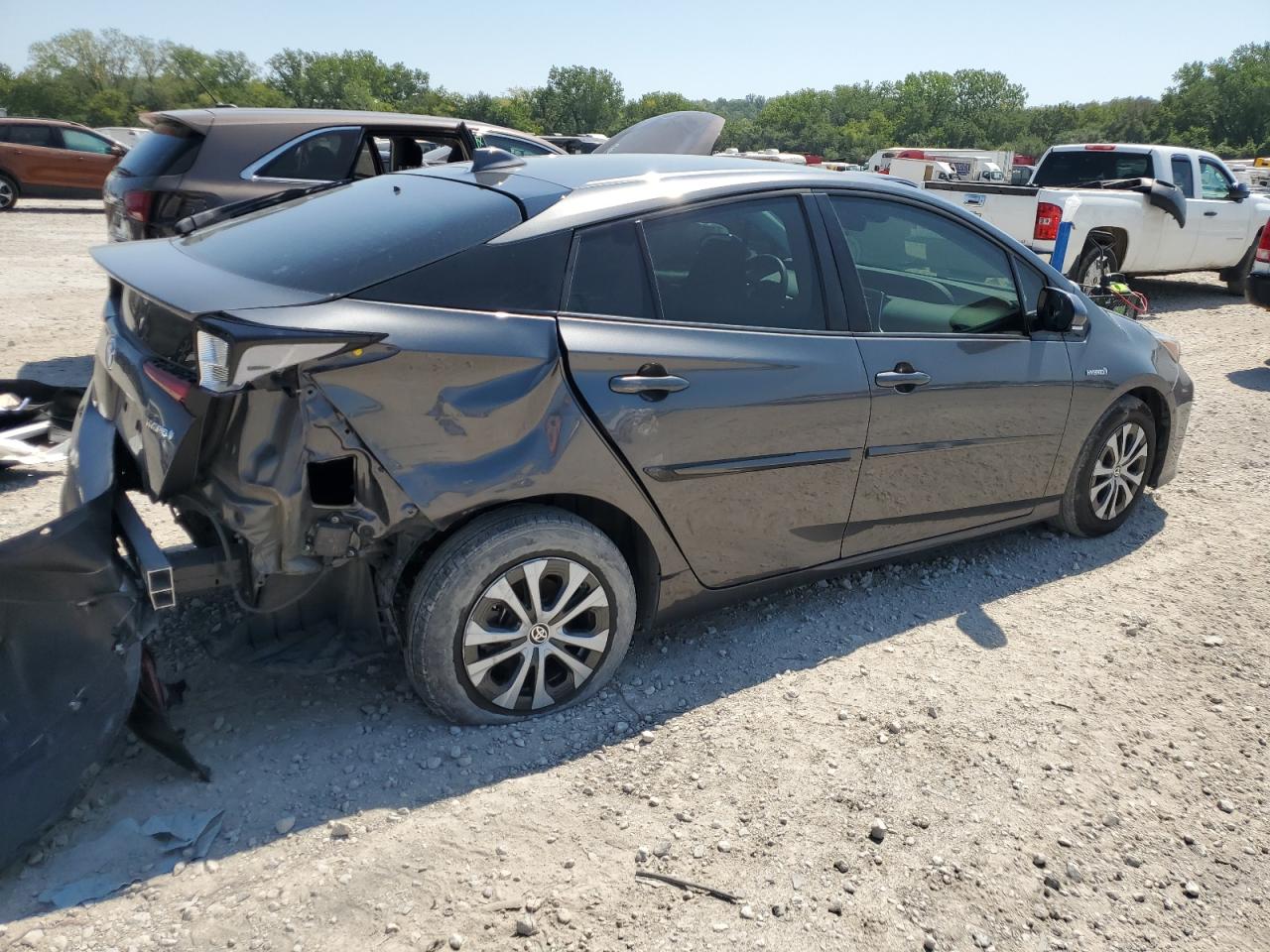 2020 Toyota Prius VIN JTDL9RFU5L3018403 Copart auction photo, rear end damage thumbnail 3