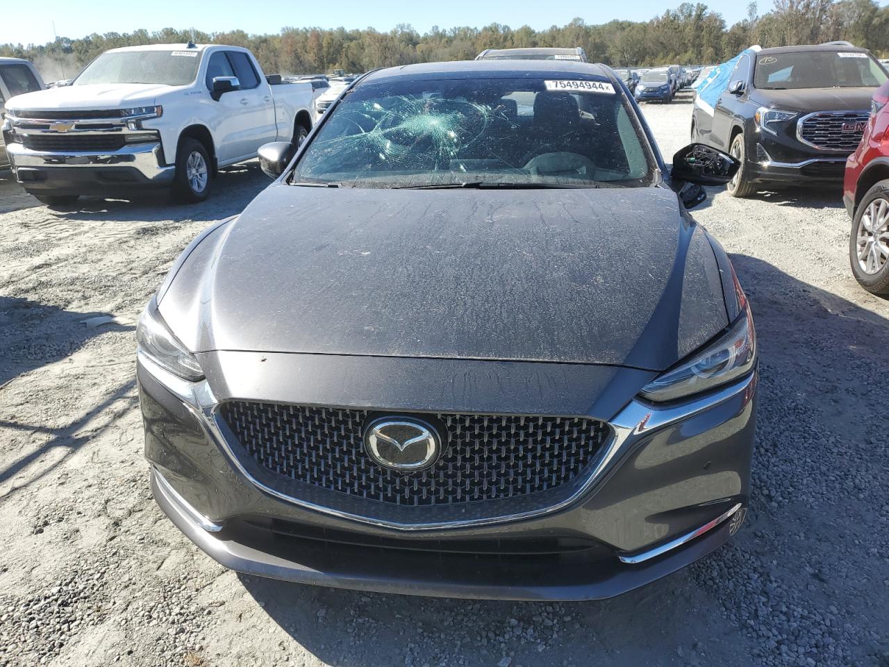 2021 Mazda 6 VIN JM1GL1XY2M1619514 Copart auction photo, top/roof damage thumbnail 5