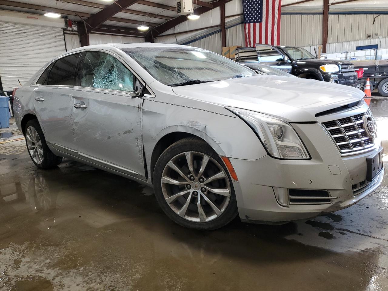 2015 Cadillac XTS VIN 2G61N5S30F9163808 Copart auction photo, front end / side damage thumbnail 4