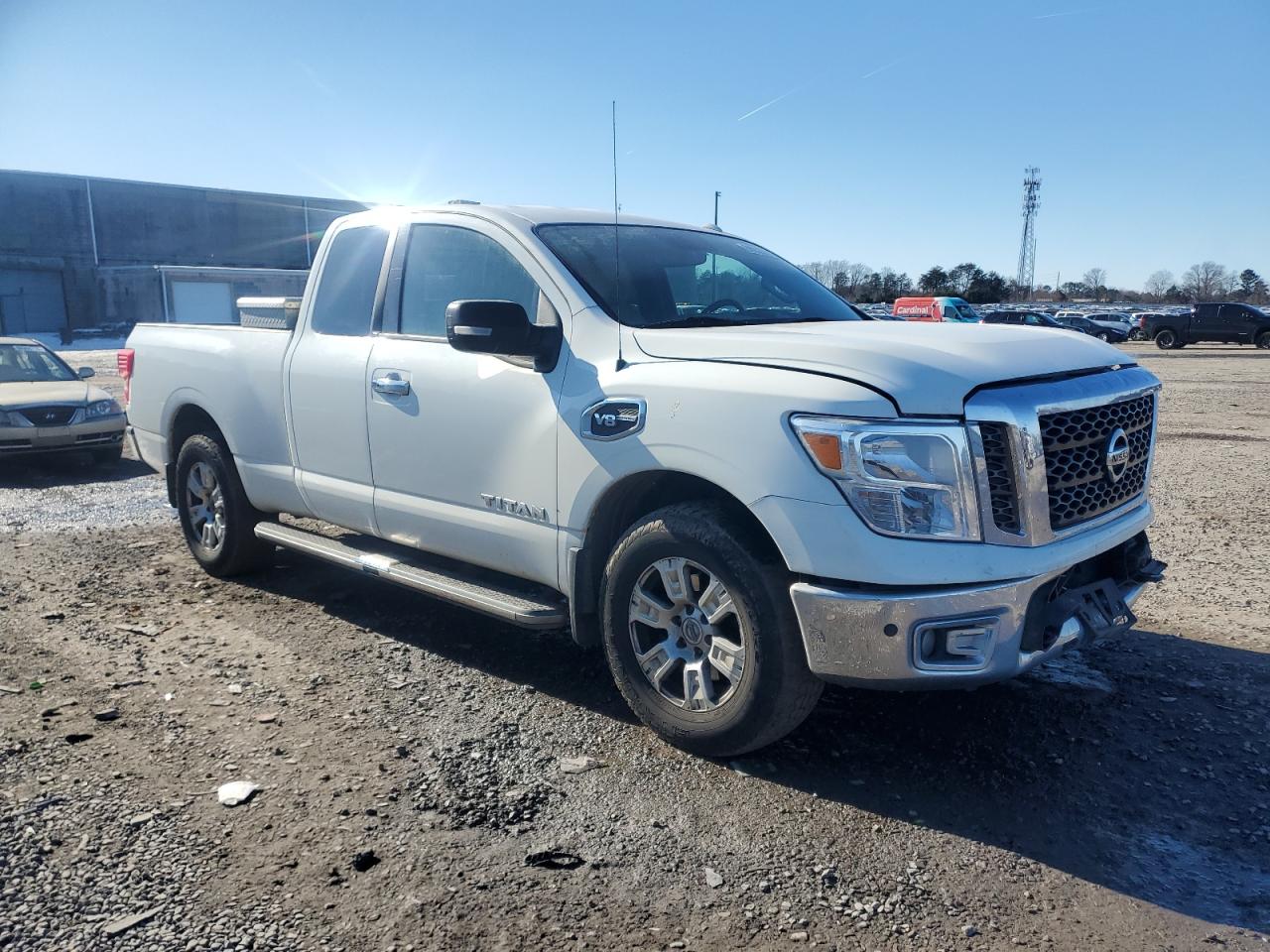 2017 Nissan Titan VIN 1N6AA1C58HN569138 Copart auction photo, front end / minor dent/scratches damage thumbnail 4