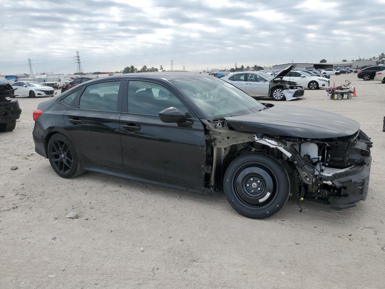 2024 Honda Civic VIN 2HGFE2F57RH594560 Copart auction photo, front end damage thumbnail 4