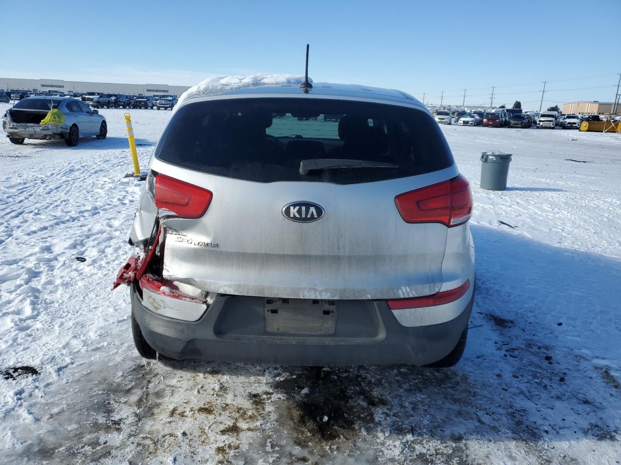2014 KIA Sportage VIN KNDPB3AC9E7588546 Copart auction photo, rear end damage thumbnail 6
