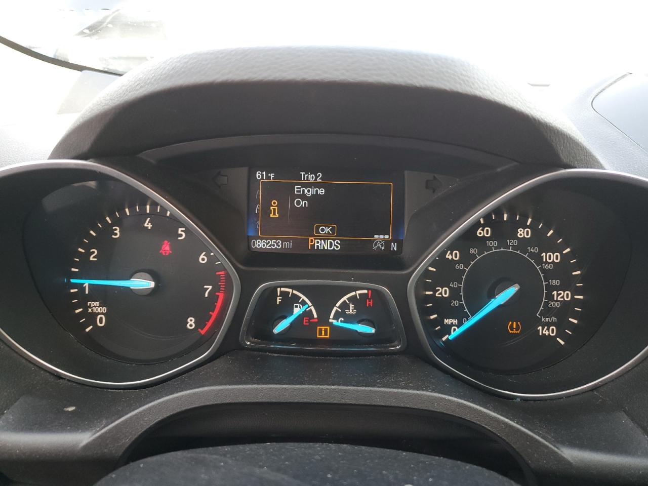 2017 Ford Escape VIN 1FMCU0GD6HUA32316 Copart auction photo, front end / side damage thumbnail 9