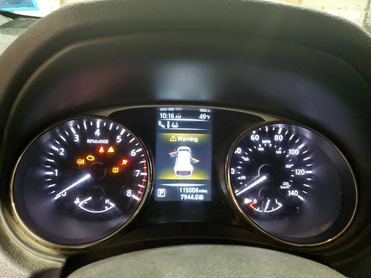 2015 Nissan Rogue VIN 5N1AT2MV2FC761094 Copart auction photo, rear end / side damage thumbnail 9