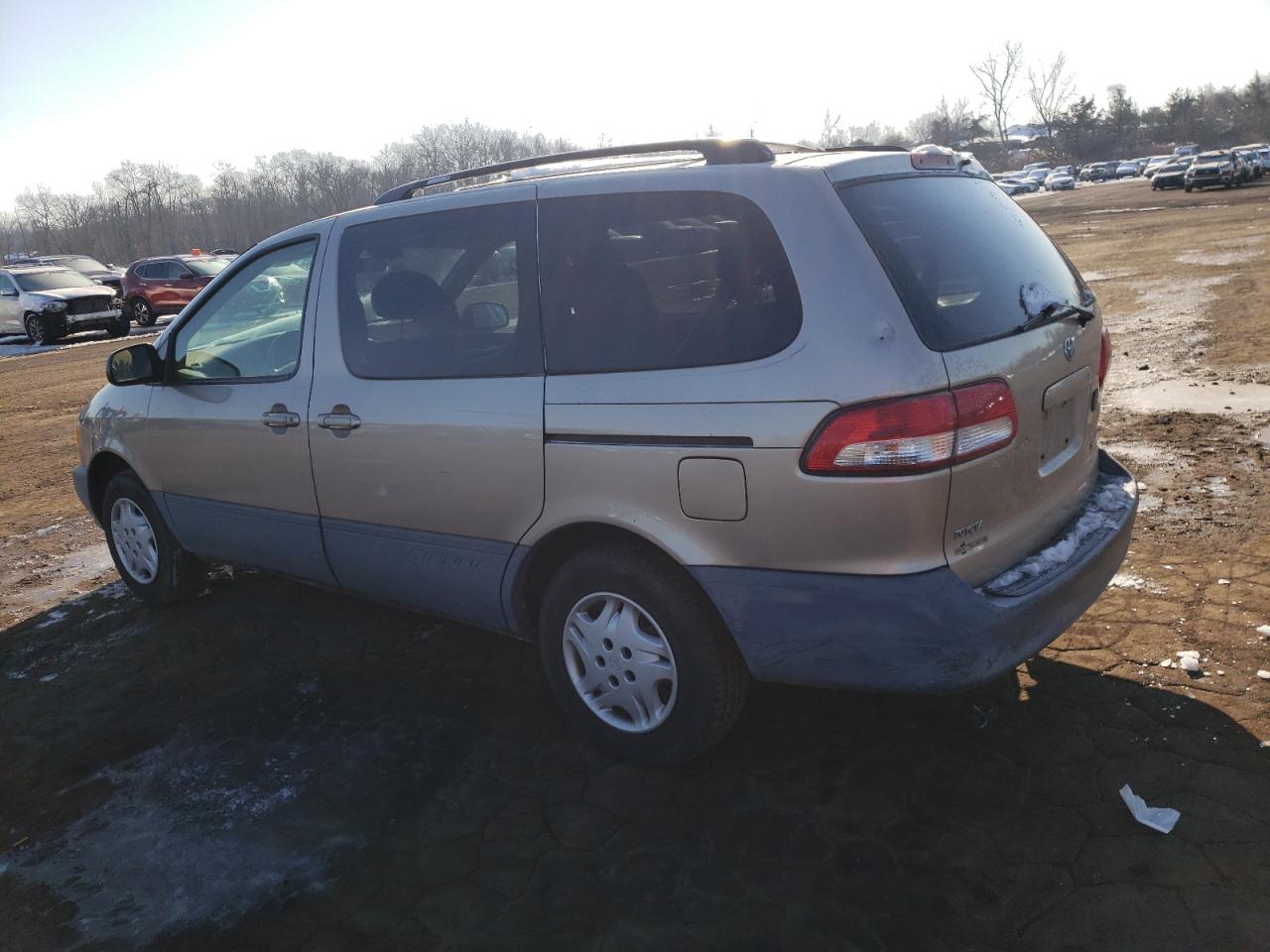 2003 Toyota Sienna VIN 4T3ZF13C63U554807 Copart auction photo, side damage thumbnail 2