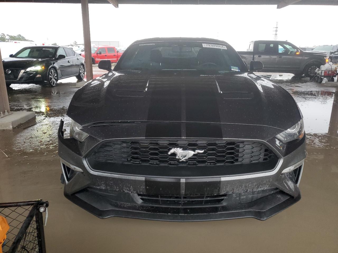 2020 Ford Mustang VIN 1FA6P8TH7L5150335 Copart auction photo, side damage thumbnail 5
