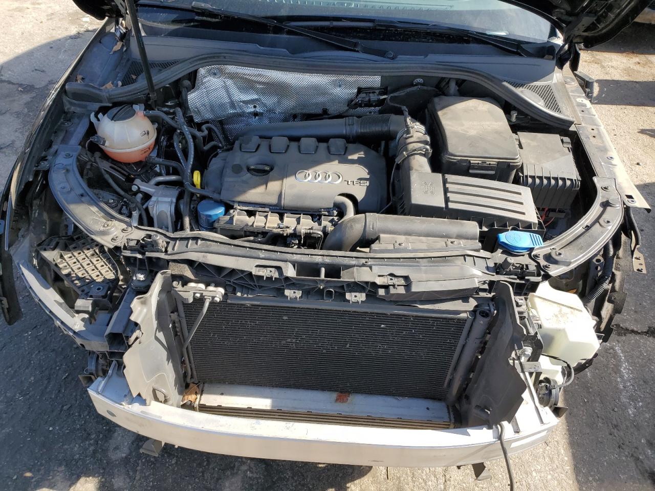 2017 Audi Q3 VIN WA1HCCFS2HR017114 Copart auction photo, all over damage thumbnail 11