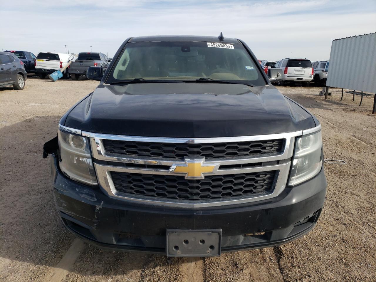 2019 Chevrolet Tahoe VIN 1GNSKDEC6KR325643 Copart auction photo, side / front end damage thumbnail 5