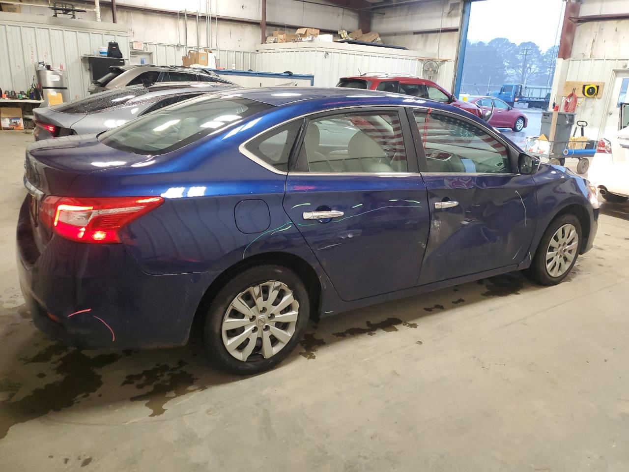 2016 Nissan Sentra VIN 3N1AB7AP0GY335376 Copart auction photo, side / rear end damage thumbnail 3