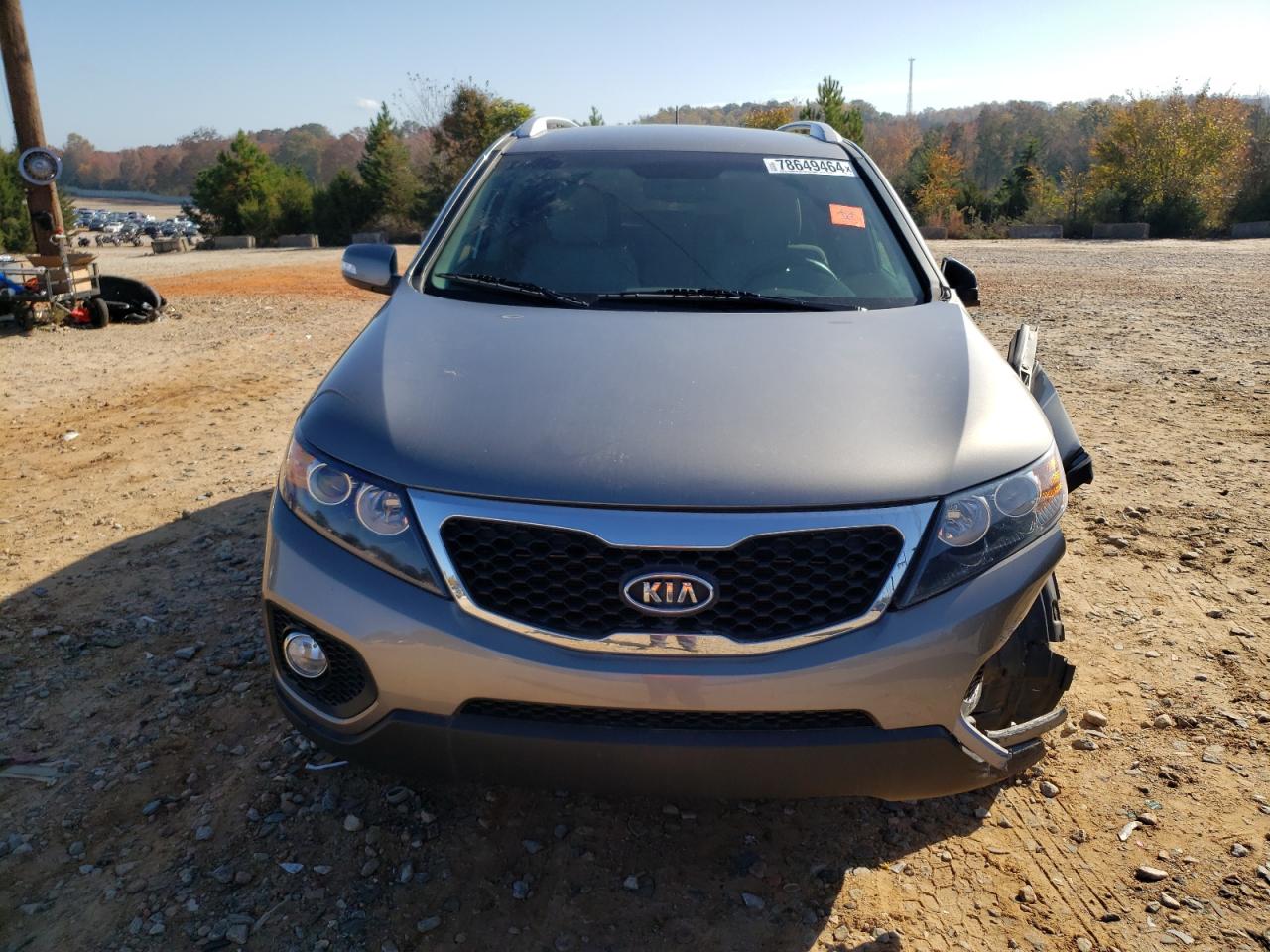 2011 KIA Sorento VIN 5XYKT3A1XBG013490 Copart auction photo, front end / rear end damage thumbnail 5