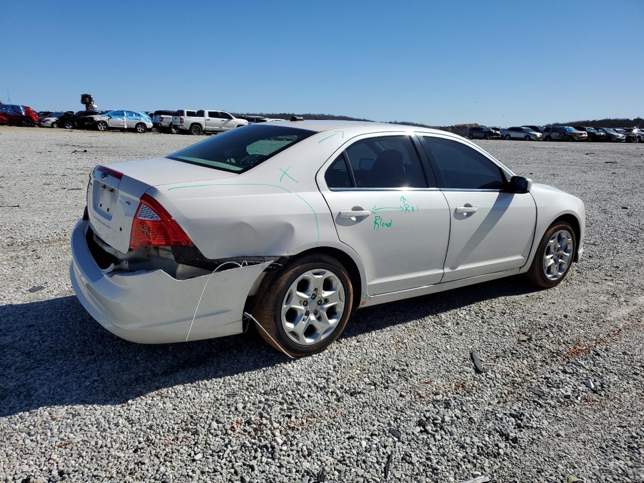 2010 Ford Fusion VIN 3FAHP0HA6AR231780 Copart auction photo, rear end / minor dent/scratches damage thumbnail 3