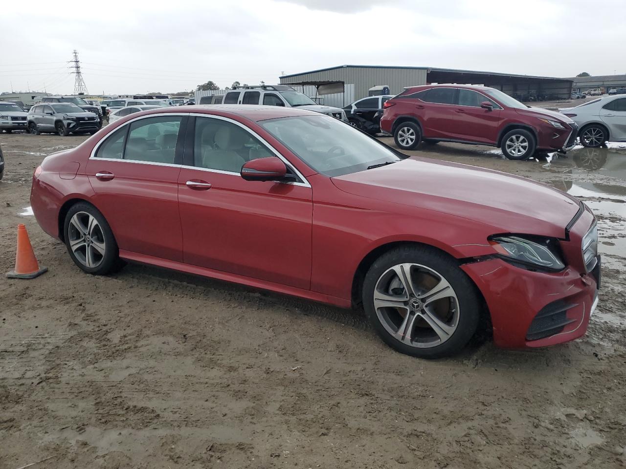2019 Mercedes-Benz E-klasse VIN WDDZF4JB1KA622168 Copart auction photo, front end / undercarriage damage thumbnail 4