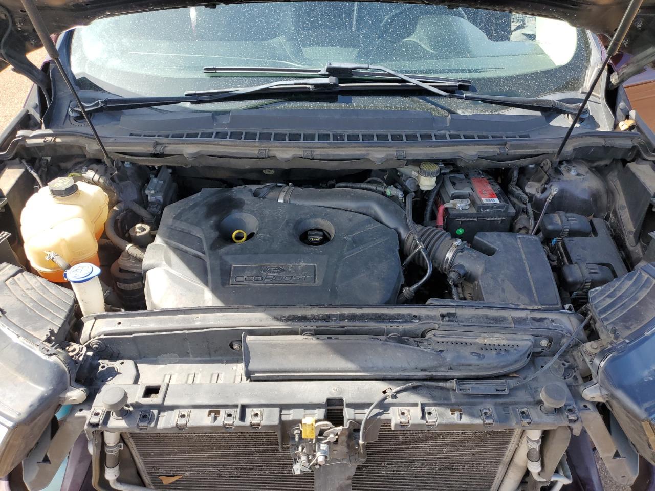2017 Ford Edge VIN 2FMPK3K9XHBB42836 Copart auction photo, front end / rear end damage thumbnail 12