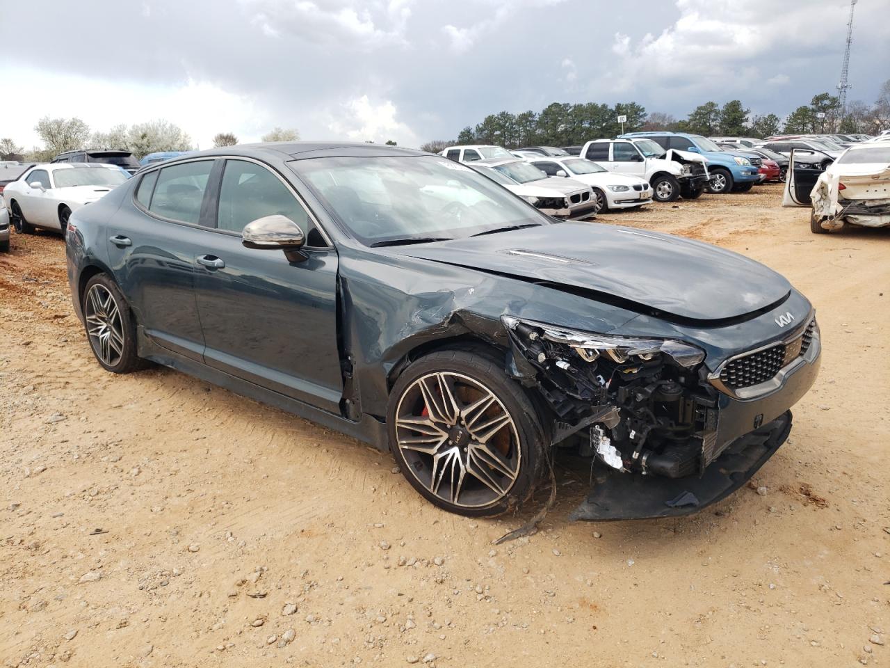 2022 KIA Stinger VIN KNAE45LC1N6109985 Copart auction photo, front end damage thumbnail 4