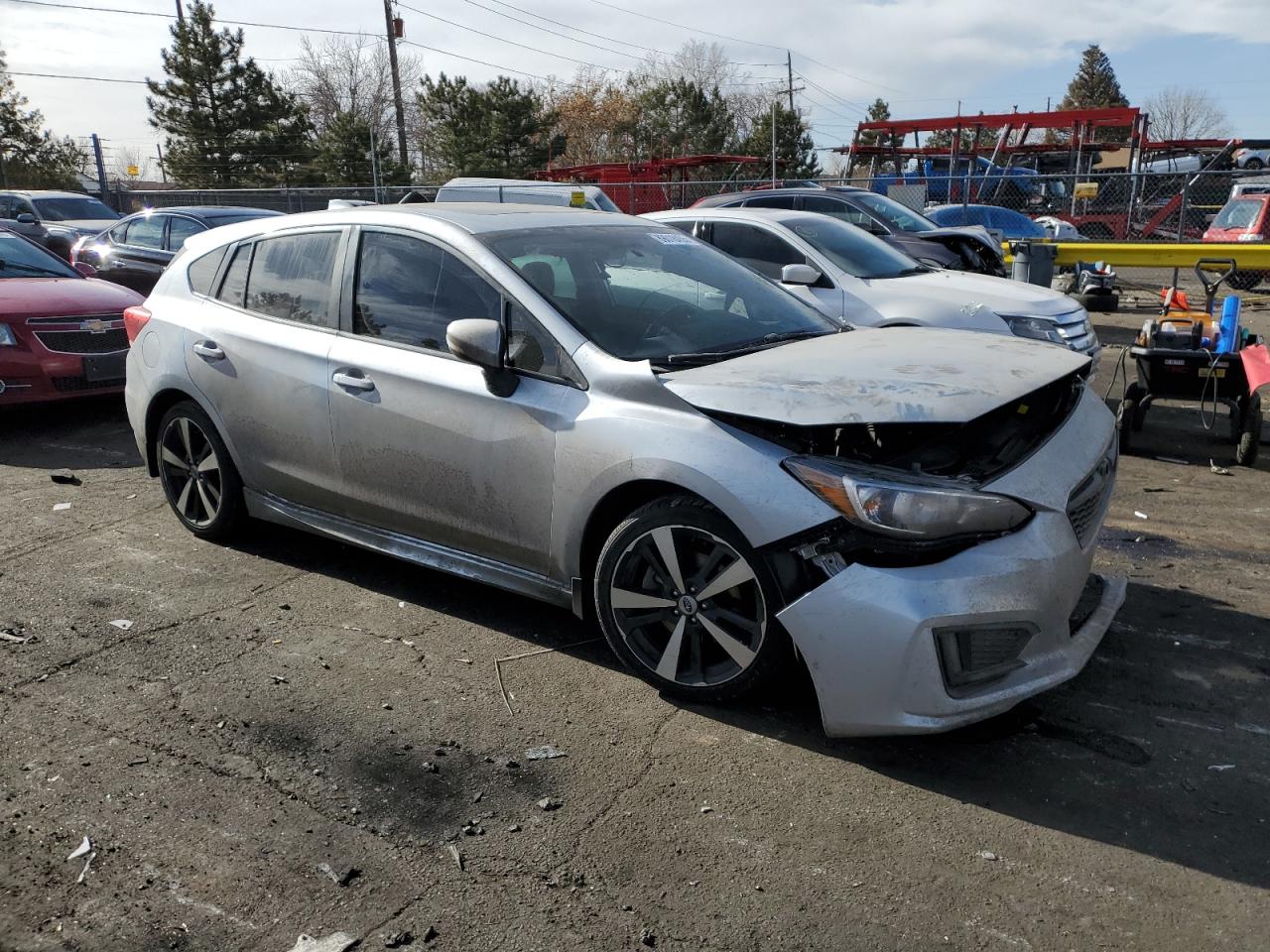 2018 Subaru Impreza VIN 4S3GTAM62J3742832 Copart auction photo, front end damage thumbnail 4