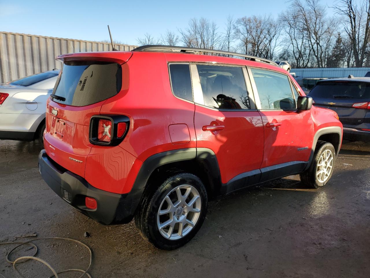 2019 Jeep Renegade VIN ZACNJBAB0KPJ97017 Copart auction photo, side damage thumbnail 3