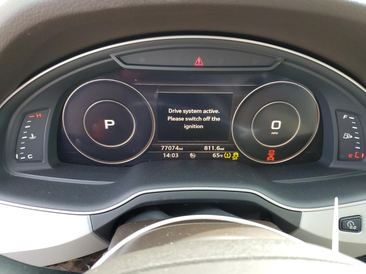 2019 Audi Q7 VIN WA1LHAF77KD028867 Copart auction photo, rear end damage thumbnail 9