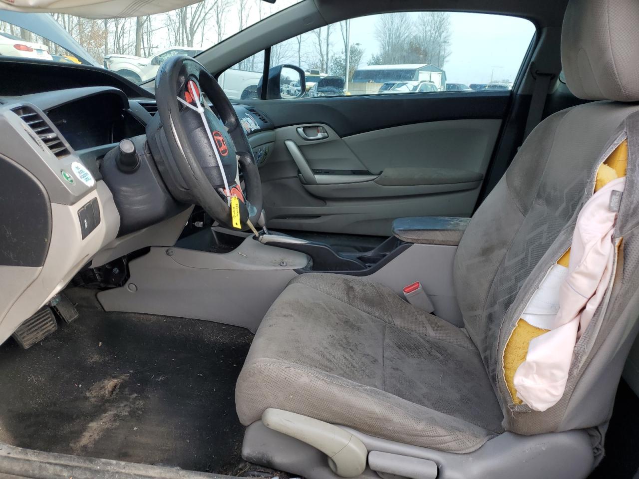 2012 Honda Civic VIN 2HGFG3B54CH523412 Copart auction photo, front end damage thumbnail 7