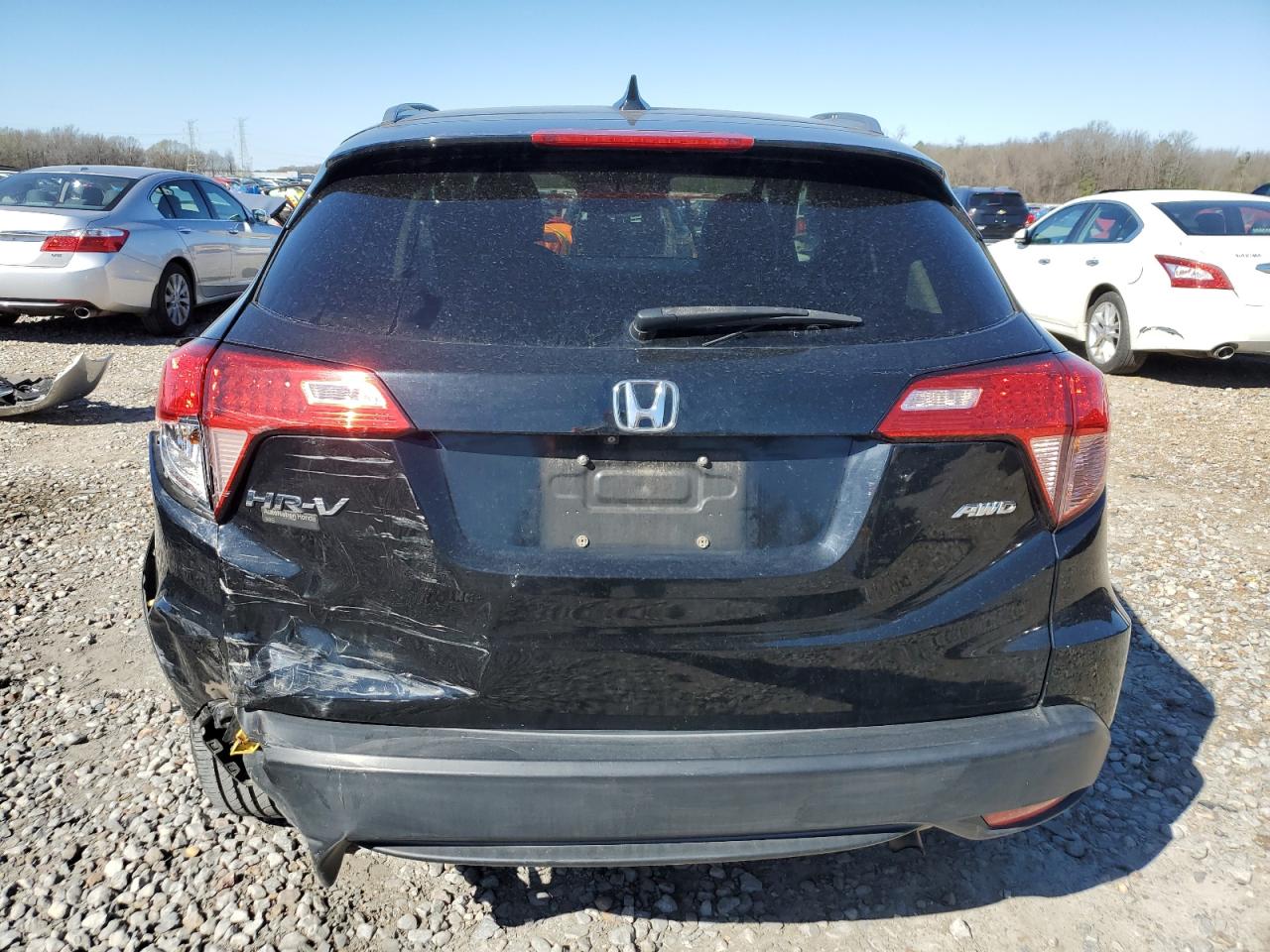 2016 Honda HR-V VIN 3CZRU6H74GM761423 Copart auction photo, rear end damage thumbnail 6