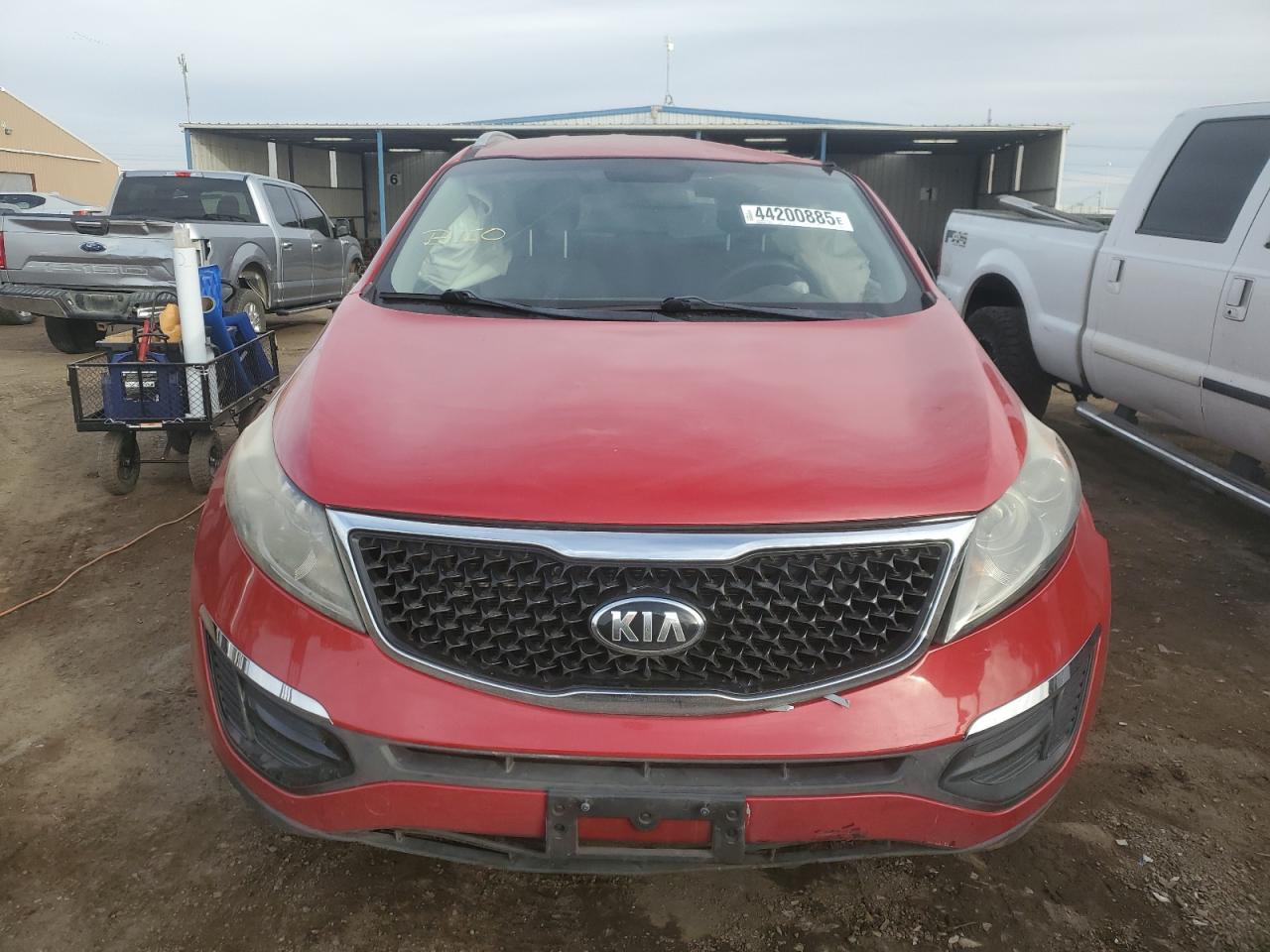2014 KIA Sportage VIN KNDPBCAC7E7620586 Copart auction photo, rollover damage thumbnail 5