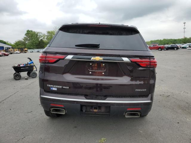 2022 Chevrolet Traverse VIN 1GNEVKKW2NJ191739 Copart auction photo, side / front end damage thumbnail 6
