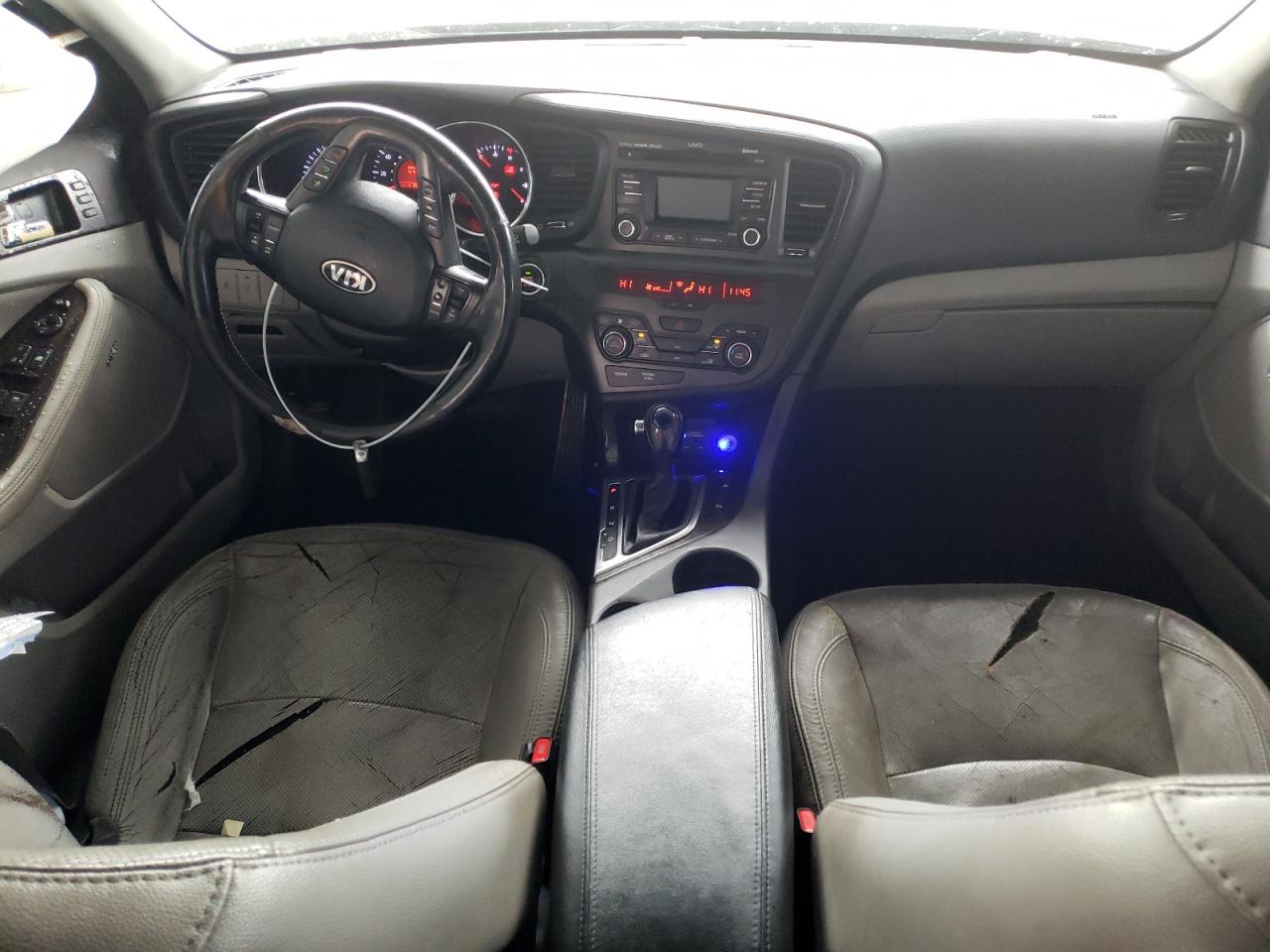 2013 KIA Optima VIN 5XXGN4A74DG104062 Copart auction photo, side / front end damage thumbnail 8